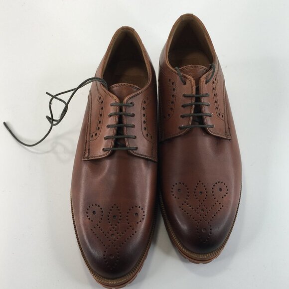 Moral Code The Mayson Brown Leather Oxford Shoes Size 8.5M  NEW main image 11